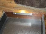 Side End Table with One Draw and Bottom Shelf