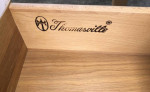 THOMASVILLE matching coffee table w/ glass insert and end table