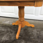 Oak Finish Wood End Table or Occasional Table Really cute for any spot