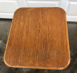 Oak Finish Wood End Table or Occasional Table Really cute for any spot