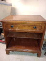 1 Drawer 1 Shelf End Table $20