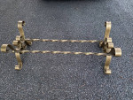 Wrought Iron Forged Iron Scroll Coffee Table Base or Bench Base