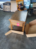 New Solid Oak End Table