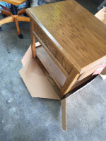 New Solid Oak End Table