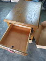 New Solid Oak End Table