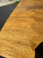 MCM Walnut Dining Table with Leaf Extension