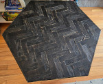Wooden Hexagon Coffee Table