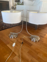 PAIR OF CONTEMPORARY TABLE LAMPS
