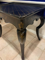 Black Painted Tea Table by Ardley Hall