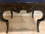 Black Painted Tea Table by Ardley Hall