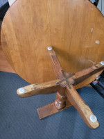 Solid Wood Table and Four Chairs