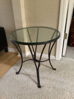 Glass Accent Table