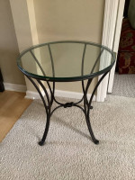 Glass Accent Table