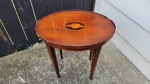 Table / Baker furniture Marquetry Inlaid