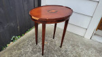Table / Baker furniture Marquetry Inlaid