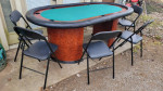 Poker table / Chairs