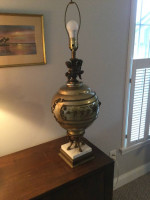 Mid Century 1960’s cherub table lamp