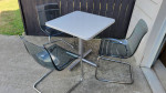 Table and chairs / Dining/ Ikea Tobias