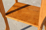 Hand made oak nightstand end side accent table