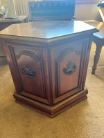 Curio cabinet and side table cabinet