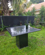 Black Marble Outdoor/indoor Table