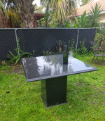 Black Marble Outdoor/indoor Table