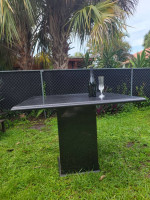 Black Marble Outdoor/indoor Table