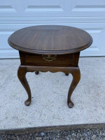 Oval End Table by Harden