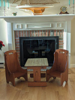 Child's Wooden Table & Chair Set