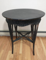 Round Wood Side Table
