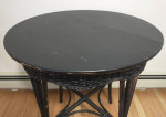 Round Wood Side Table