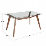 New! Mid Century Modern Dining Table