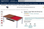 New! Playcraft Glacier 7' Pool Table with Dining Top