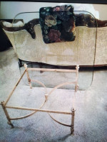 Glass table (from Ethan Allen)