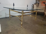 Glass table (from Ethan Allen)