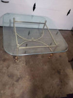 Glass table (from Ethan Allen)