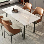 New! Mid Century Modern Stone Dining Table