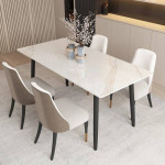New! Mid Century Modern Stone Dining Table