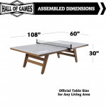New! Hall of Games Table Tennis Table