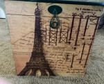 Round glass Paris coffee table with storage . See pics for measurements. PU in W