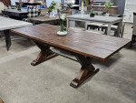 New! 95" Solid Wood Extendable Dining Table