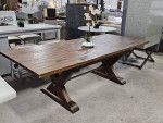 New! 95" Solid Wood Extendable Dining Table