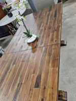 New! 95" Solid Wood Extendable Dining Table
