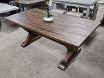 New! 95" Solid Wood Extendable Dining Table