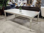 New! Silver Extendable Dining Table