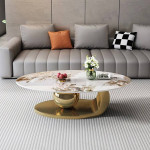 New! Modern Stone Coffee Table