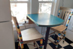 Counter height table and chairs
