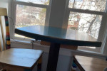 Counter height table and chairs