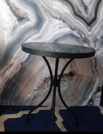 Glass Mosaic Indoor/Outdoor Side Table (2 Available)