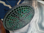 Glass Mosaic Indoor/Outdoor Side Table (2 Available)